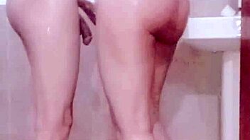 watch desi couple fuck wet pussy in bathroom bath
