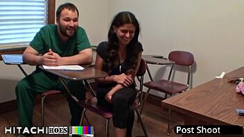 Yesenia Sparkles gets mandatory Hitachi orgasm from Tampa doctor