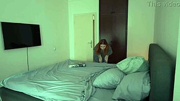 STEPMOM STUCK UNDER BED BEGS FOR HELPLESS CREAMPIE RESCUE!