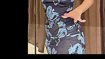 aesthetic girls tease in leather skirts for hot sex