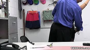 Blonde Milf Shoplifter Brittany Busted and Banged