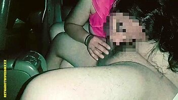 latina pays uber taxi with blowjob then takes anal ride