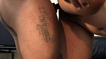 brunette babes cast for ebony cock in garage workout