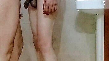 watch desi couple fuck wet pussy in bathroom bath