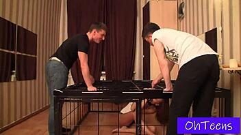 Caged Abby's Brutal BDSM Release!