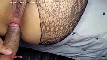 amateur wife endures intense big cock anal pounding