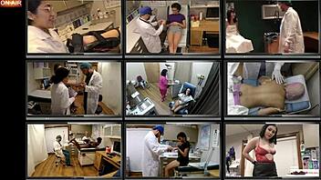 Aria Nicole takes enema from kinky doctor in hospital