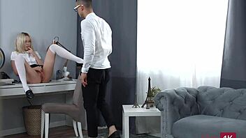 eva barbie's slim teen body craves every cumshot thrill