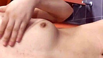 Naked chinese bathroom toilet playtime fun!