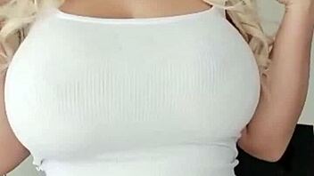 your dick pic makes horny big tits girl drip wet masturbating