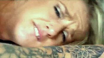 Hot blonde dutch milf danique moans riding big dick