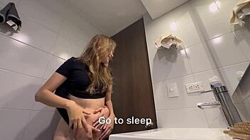 Boss lady touches me then hot lesbian ass fuck