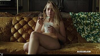 Jemima Kirke bares big tits in nude handjob scene!