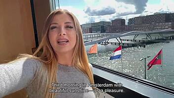 cheating french wife gets fucked hard on hotel balcony