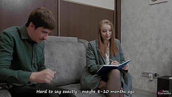 Doctor, i couldn't get hard until your juicy pussy creampie surprise!