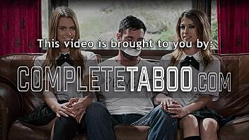 FETISH Skinny TEEN Sub Gets SPERMED In HARDCORE Threeway!