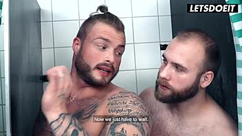 hey busty blonde, wanna join me and my buddy spooning your huge fake tits in the shower?