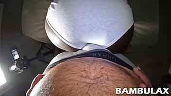 Ebony couple pounds best pussy doggystyle in hot POV