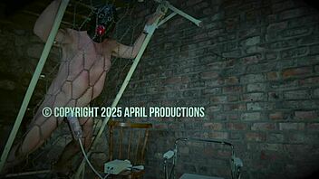 Mistress April's Torment Bed Punishes Bound Slave!