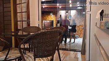 bruna silva hotwife dresses up for black bull home pounding