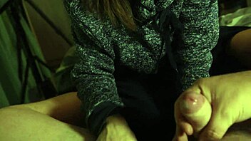 hey babe, check out this cute brunette's mouth stuffed full of hot cum!