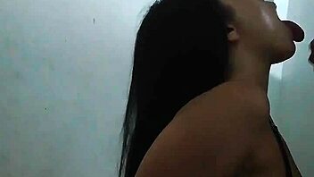 Colombian Amateur Milks Tits While Sucking Cock