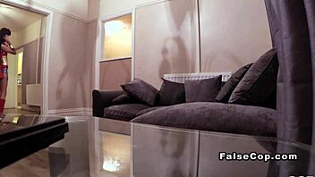 FAKE COP crashes couple's indoor FUCK turning it group BANG