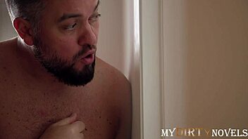 peeking at wife's wet shower finger fun