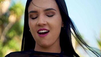 dulce katy craves anal dick gaping her hungry ass outdoor
