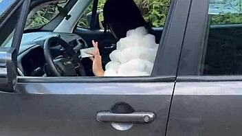 japanese babe bribes cop with big tits