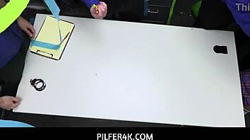 thief minxx marley punished by officers in gangbang 🔥👮‍♂️