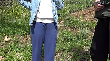 American Tourist Gapes Pussy With Shocking Used Dildo