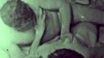 vintage hairy contest pits 1850s against 1950s blue films