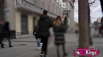 hey nuria, hot spanish babe picks up street guys