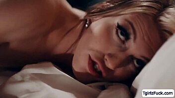 blonde shemale tgurl pounds skinny braces tgirl in uniform