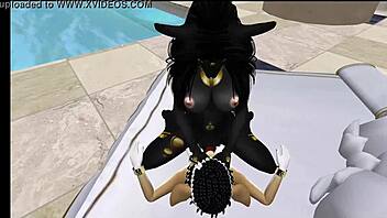 Lady Bastet Commands Her Servant Girl in Egyptian Furry Fantasy