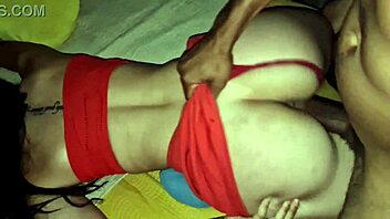 Lesbian friend crashes bed post-party for wild creampie anal pounding and squirting.