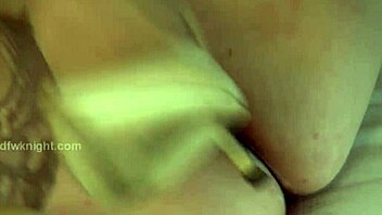 granny seka stretches big pussy lips for dfwknight's monster anal creampie