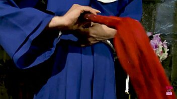 possessed blonde, lick my perverted nun pussy right now you slut