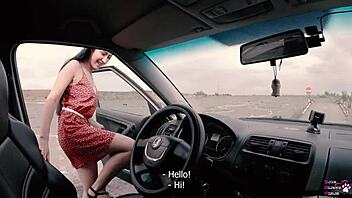 Long-Haired Teen Sucks And Fucks For License