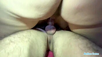 Redhead's first double vaginal with monster cocks squirts!