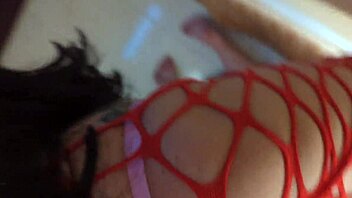 fishnets hugging fat ass in brooklyn pounding this milf till tits cumshot