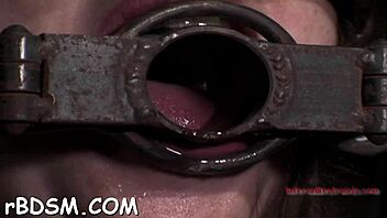 lusty brunette slave spreads nana with naughty toys 😈🔥