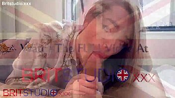 Hot British Teen Gulps Huge Cumshot! Deepthroat Facial Swallowing Frenzy!