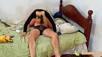 young babe frets over creampie in pussy