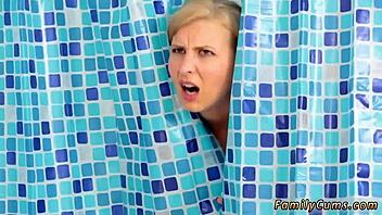 step into my shower with this solo redhead teen cam