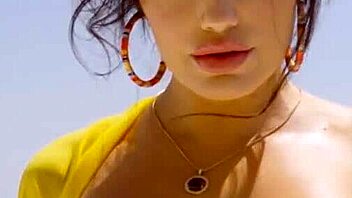 Latina milf oils big tits hairy pussy striptease outdoors intrigue