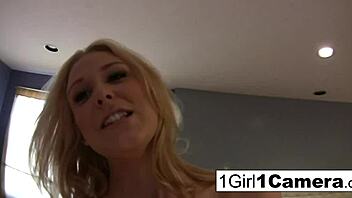 Natalie Norton's Sexy Solo Pussy Masturbation Tease