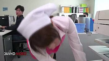 Chihiro Akino Office Blowjob Creampie