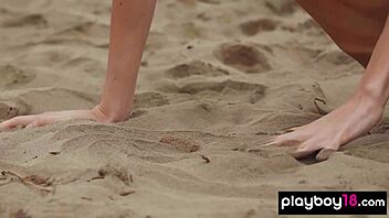 Skinny Italian Milf Farncy Torino balloons beach strip